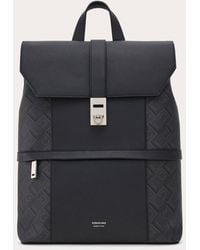 Ferragamo - Monogram Backpack With Hug Buckle - Lyst