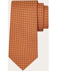 Ferragamo - Brackets Print Silk Tie - Lyst