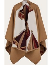 Ferragamo - Donna Cappa Reversibile Stampa Nadir - Lyst