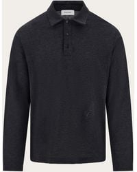 Ferragamo - Uomo Polo A Manica Lunga - Lyst