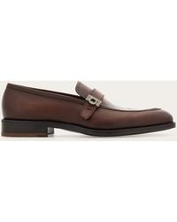 Ferragamo - Loafer With Hug Buckle - Lyst