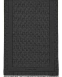 Ferragamo - Gancini Monogram Jacquard Stole - Lyst