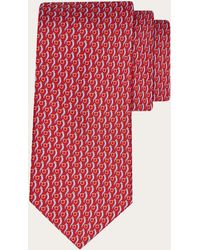 Ferragamo - Good Luck Print Silk Tie - Lyst