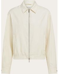 Ferragamo - Linen Blouson - Lyst