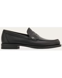 Ferragamo - Penny Loafer With Gancini Ornament .5 - Lyst