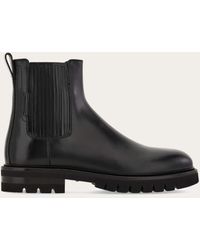 Ferragamo - Uomo Stivaletto Chelsea Taglia - Lyst