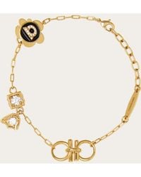 Ferragamo - Gancini Charm Bracelet - Lyst