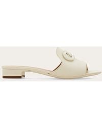 Ferragamo - Gancini Ornament Slide - Lyst