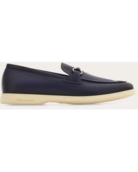 Ferragamo - Casual Loafer With Gancini Ornament - Lyst