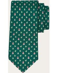 Ferragamo - Christmas Print Silk Tie - Lyst