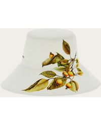 Ferragamo - Botanical Print Bucket Hat - Lyst