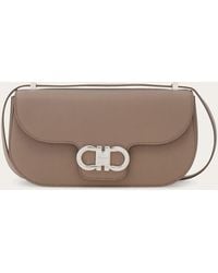 Ferragamo - Double Gancini East-West Crossbody Bag - Lyst