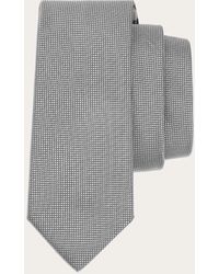 Ferragamo - Herren Krawatte Aus Seiden-Baumwoll-Piqué - Lyst