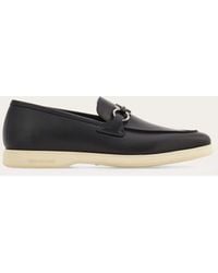 Ferragamo - Casual Loafer With Gancini Ornament - Lyst