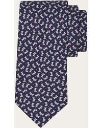 Ferragamo - Charlie Print Silk Tie - Lyst