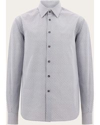 Ferragamo - Uomo Camicia Monogram - Lyst