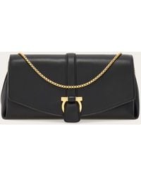 Ferragamo - Donna Borsa A Tracolla Con Patta Frontale (S) - Lyst