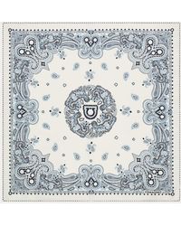 Ferragamo - Arabesque Print Silk Scarf - Lyst