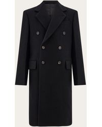 Ferragamo - Double Breasted Coat - Lyst