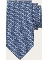 Ferragamo - Equestrian Print Silk Tie - Lyst