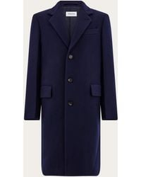 Ferragamo - Single Breasted Coat - Lyst
