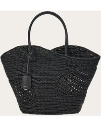 Ferragamo - Tote Bag With Cut-out Detailing (l) - Lyst
