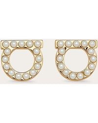 Ferragamo - Gancini Earrings - Lyst