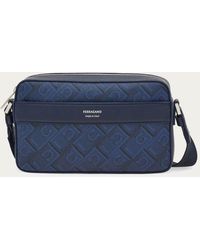 Ferragamo - Monogram Crossbody Bag - Lyst