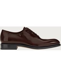 Ferragamo - Angiolo Lace-up Leather Oxfords - Lyst