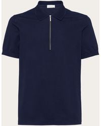 Ferragamo - Piquet Cotton Polo Shirt - Lyst