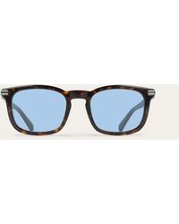 Ferragamo - Rectangular Frame Sunglasses - Lyst
