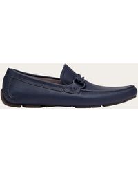 Ferragamo - Front 4 Leather Driving Loafers - Lyst