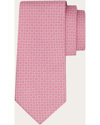 Ferragamo - Link Print Silk Tie - Lyst