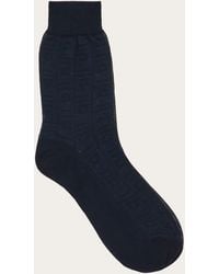 Ferragamo - Monogram Ankle Socks - Lyst