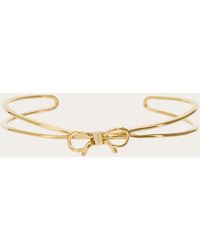 Ferragamo - Bangle With Bow (S/M) - Lyst