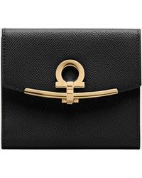 Ferragamo - Portemonnaie Mit Druckknopfverschluss - Lyst