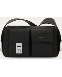 Ferragamo - Utility Shoulder Bag With Hug Buckle (M) - Lyst
