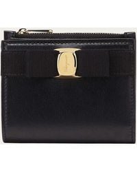 Ferragamo - Vara Bow Compact Wallet - Lyst