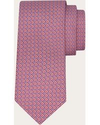 Ferragamo - Brackets Print Silk Tie - Lyst