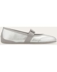 Ferragamo - Sporty Ballet Flat - Lyst