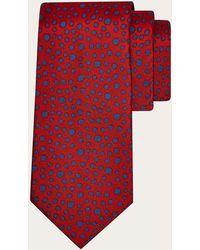 Ferragamo - Pois Print Silk Tie - Lyst