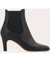 Ferragamo - Mid Heel Chelsea Boots - Lyst