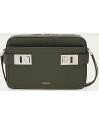Ferragamo - Hug Buckle Messenger Bag - Lyst