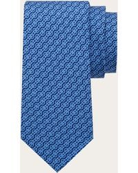 Ferragamo - Woven Print Silk Tie - Lyst