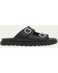 Ferragamo - Double-Strap Sandal .5 - Lyst