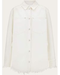 Ferragamo - Denim Blouson - Lyst