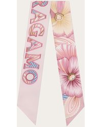 Ferragamo - Brezza Print Silk Mini Bandeau - Lyst