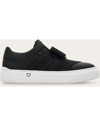 Ferragamo - Slip On Sneaker With Maxi Bow Detail - Lyst