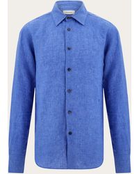 Ferragamo - Linen Shirt - Lyst