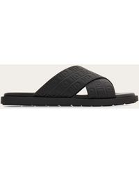 Ferragamo - Monogram Sandal - Lyst